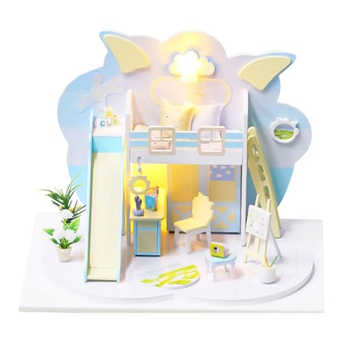 Doll House Kits to Build, Sheep Shaped Miniature House with Furniture, 7.09x5.12x5.31 Inches Building Craft Play Toy Decorative Kit for Women, Teens, Toddler, Christmas, Halloween, Home Display Doll House Kits to Build, Sheep Shaped Miniature House with Furniture, 7.09x5.12x5.31 Inches Building Craft Play Toy Decorative Kit for Women, Teens, Toddler, Christmas, Halloween, Home Display von Uonguon