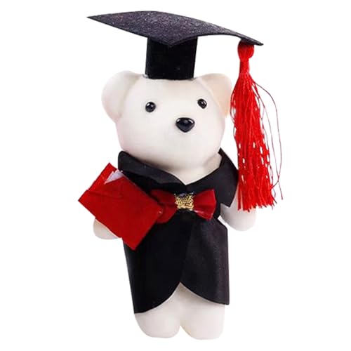 Graduation Bears Class of 2025, Graduation Animal Doll, 4.72x3.14 Inches Sitting Position Plush Toy for Bouquet Making, University, Teacher, Student Photos, Keepsake von Uonguon