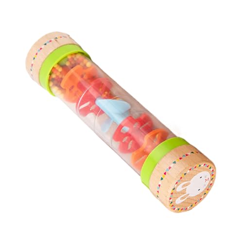 Rain Stick Instrument, Rain Stick Spinner Tube, Sensory Musical Sound Toy, Interactive Learning Toys, Baby and Kid Percussion Instruments, Soothing Rainfall, 1.89x7.68 Inches von Uonguon
