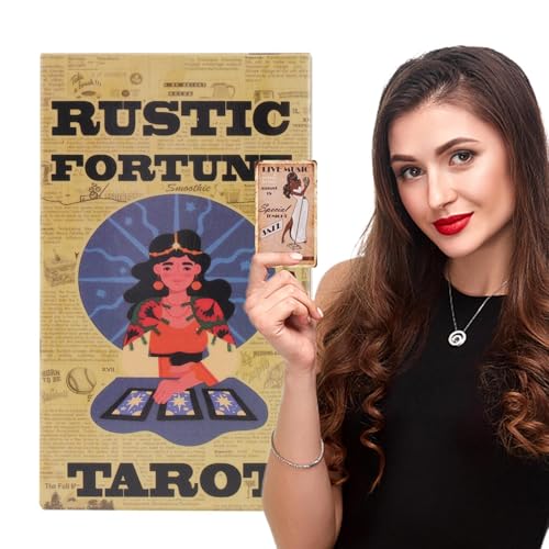 Rustic Fortune Tarot | 80 Pieces Original Tarot Deck for Beginners | English Tarot Reading Cards, Fortune Telling Game and Divination Tools for Kids and Adults Rustic Fortune Tarot | 80 Pieces Original Tarot Deck for Beginners | English Tarot Reading Cards, Fortune Telling Game and Divination Tools for Kids and Adults von Uonguon