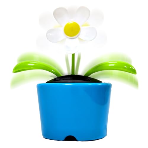 Solarspielzeug, solarbetriebene Auto-Dekoration, 11,4 x 10,9 x 6,9 cm, kompaktes Design, leicht, schwingende Blumenfiguren mit tanzender Bewegung, für lustiges Armaturenbrett und Tischdekoration Solarspielzeug, solarbetriebene Auto-Dekoration, 11,4 x 10,9 x 6,9 cm, kompaktes Design, leicht, schwingende Blumenfiguren mit tanzender Bewegung, für lustiges Armaturenbrett und Tischdekoration von Uonguon