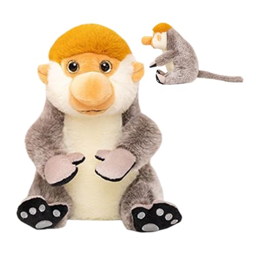 Stuffed Monkey Plush, Animal Plush, 8.66x7.87 Inches Comfortable Design, Long Nosed Soft Dolls Huggable Collectible, Kids Toys Sleep Aid for Room Decor Baby Shower and Birthday Stuffed Monkey Plush, Animal Plush, 8.66x7.87 Inches Comfortable Design, Long Nosed Soft Dolls Huggable Collectible, Kids Toys Sleep Aid for Room Decor Baby Shower and Birthday von Uonguon