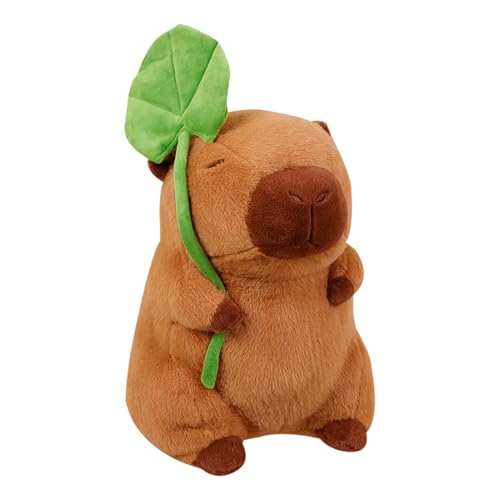 Uonguon Capybara Plush, Cute Capybara with Leaves Animal, 11.02 Inches Extensive Use, Soft Stuffed Toy, Adorable Cartoon Doll for Bedside, Sofa, Car, Fun Decor and Cuddle Buddy Uonguon Capybara Plush, Cute Capybara with Leaves Animal, 11.02 Inches Extensive Use, Soft Stuffed Toy, Adorable Cartoon Doll for Bedside, Sofa, Car, Fun Decor and Cuddle Buddy von Uonguon