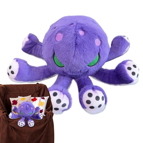 Uonguon Cartoon Kraken Plushtier,Emotionales Beruhigendes Begleiter Stofftier Cartoon Puppe | Niedliches Oktopus Kuscheltier | Für Wohnzimmer Schlafzimmer Schreibtisch Kinderzimmer Auto Sofa Uonguon Cartoon Kraken Plushtier,Emotionales Beruhigendes Begleiter Stofftier Cartoon Puppe | Niedliches Oktopus Kuscheltier | Für Wohnzimmer Schlafzimmer Schreibtisch Kinderzimmer Auto Sofa von Uonguon