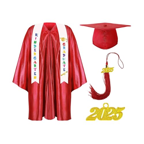 Uonguon Kindergarten Graduation Cap Kinder Graduate Stola Set Leichtes Bachelor Zeremonie Outfit Knitterfreies Material für Schulabschluss und Aufführungen, rot, Refer to description Uonguon Kindergarten Graduation Cap Kinder Graduate Stola Set Leichtes Bachelor Zeremonie Outfit Knitterfreies Material für Schulabschluss und Aufführungen, rot, Refer to description von Uonguon