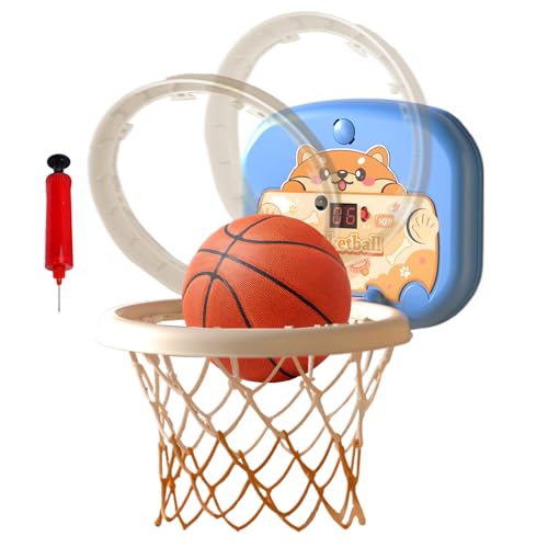 Uonguon Mini Basketball Hoop Set, Wall Mounted Basketball Game, Interactive Sports Activity, Home Entertainment, Indoor Toy Scoreboard for Boys Girls, Bedroom, Living Room, School and Backyard Use von Uonguon