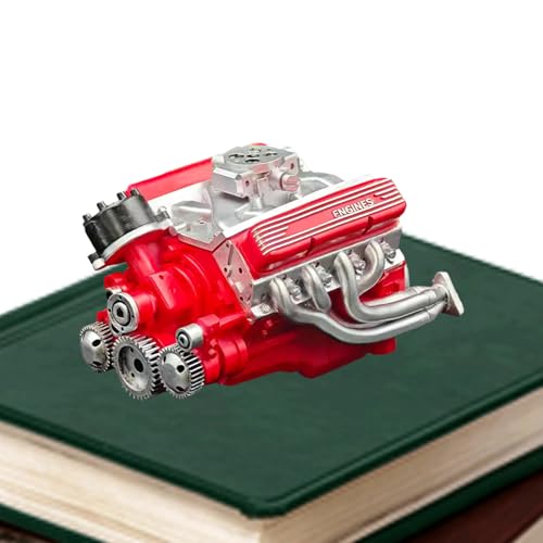 Uonguon Motormodell, Motor-Miniatur, 5,51 Zoll, kreatives Harz-Basteldisplay Ornament, Schreibtisch oder , Geschenk für Zuhause, Garage, Werkstatt, Klassenzimmer, Bildung, Geburtstag und Sammlung von Uonguon