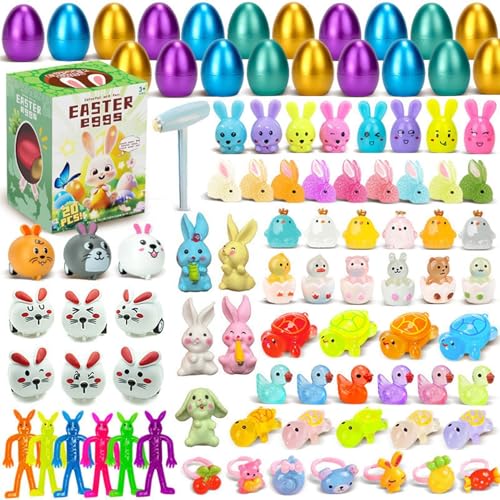 Uonguon Prefilled Easter Eggs, Interactive Filling Eggs, Easter Theme Party, Easter Basket Stuffers, Egg Smashing Toys, Easter Eggs Toys, Kids Easter Favors for Boys and Girls Uonguon Prefilled Easter Eggs, Interactive Filling Eggs, Easter Theme Party, Easter Basket Stuffers, Egg Smashing Toys, Easter Eggs Toys, Kids Easter Favors for Boys and Girls von Uonguon