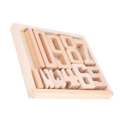 Uonguon Premium Wooden Number Building Blocks, Math Manipulatives for Kids, Numbers Stacking Toys Preschool Learning, Digital Building Blocks, Fun Educational Activity Set Uonguon Premium Wooden Number Building Blocks, Math Manipulatives for Kids, Numbers Stacking Toys Preschool Learning, Digital Building Blocks, Fun Educational Activity Set von Uonguon