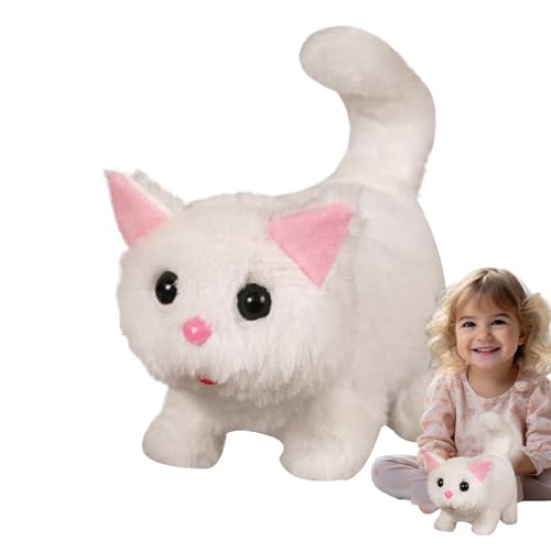 Uonguon Robot Cat, Plush Realistic Electronic Cat, 7.48x4.33x6.69 Inches Interactive Stuffed Animal Toy, Realistic Robotic Kitten, Soft Play Pet for Children, Boys, Girls, Small Children and Gift Uonguon Robot Cat, Plush Realistic Electronic Cat, 7.48x4.33x6.69 Inches Interactive Stuffed Animal Toy, Realistic Robotic Kitten, Soft Play Pet for Children, Boys, Girls, Small Children and Gift von Uonguon