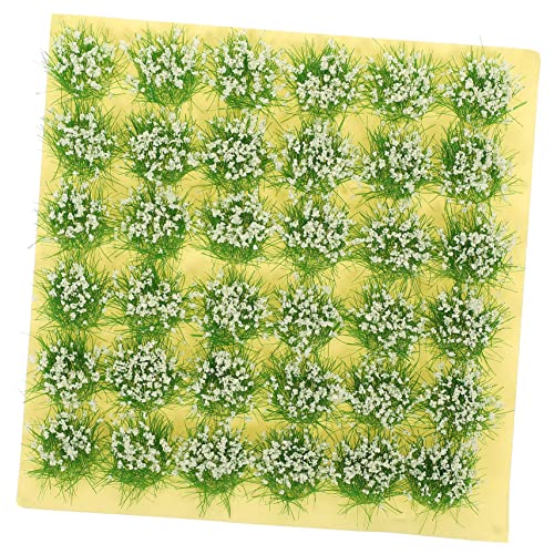 Uonlytech 1 Blatt Grasmodell künstliches gartengras Landschaft simulieren Anlage Büschel scheibengardinen Kunstgras Miniatur-Basismaterial statische Grasherde Miniaturen Plastik Weiß Uonlytech 1 Blatt Grasmodell künstliches gartengras Landschaft simulieren Anlage Büschel scheibengardinen Kunstgras Miniatur-Basismaterial statische Grasherde Miniaturen Plastik Weiß von Uonlytech