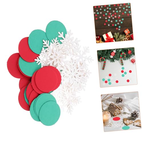 Uonlytech 1 Satz Konfetti für Weihnachtsfeiern Tischdekoration für Festliche Anlässe Umweltfreundliches Material Vielseitig Einsetzbar Runde Form Uonlytech 1 Satz Konfetti für Weihnachtsfeiern Tischdekoration für Festliche Anlässe Umweltfreundliches Material Vielseitig Einsetzbar Runde Form von Uonlytech