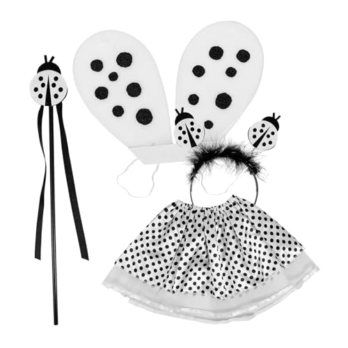 Uonlytech 1 Satz Kostümversorgung Mädchen Flügel Kostüm Rock Performance-Schmuck Foto-Requisite Kostümschmuck Plastik Uonlytech 1 Satz Kostümversorgung Mädchen Flügel Kostüm Rock Performance-Schmuck Foto-Requisite Kostümschmuck Plastik von Uonlytech