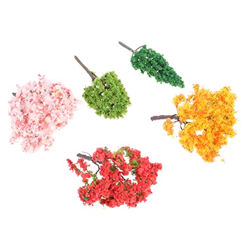 Uonlytech 1 Satz Mikrolandschaftsdekoration Künstlicher Baum Gefälscht Miniatur Fee Fälschung Klein Realistisch Bausatz Dekorationen Mini-Baum Kunstpflanze Baummodell Mini-Kiefer Plastik von Uonlytech