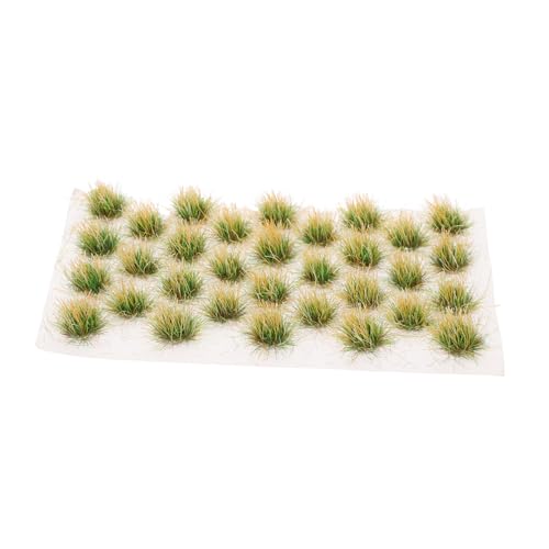 Uonlytech 1 Satz Modell Sandtisch Rasen Bastelgras Simulationsgras-Miniatur Grasbüschel Miniatur Miniaturgras künstliches Gras zum Basteln statisches Grasmodellgras Miniaturen Gras Plastik von Uonlytech