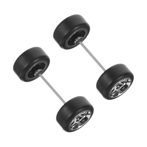 Uonlytech 1 Satz Radnabenzubehör für Simulationsautomodelle Fernbedienung Räder für Spielzeugautos ferngesteuertes Auto RC-Automodell Spielzeugreifen fürs Auto Metall Black Uonlytech 1 Satz Radnabenzubehör für Simulationsautomodelle Fernbedienung Räder für Spielzeugautos ferngesteuertes Auto RC-Automodell Spielzeugreifen fürs Auto Metall Black von Uonlytech