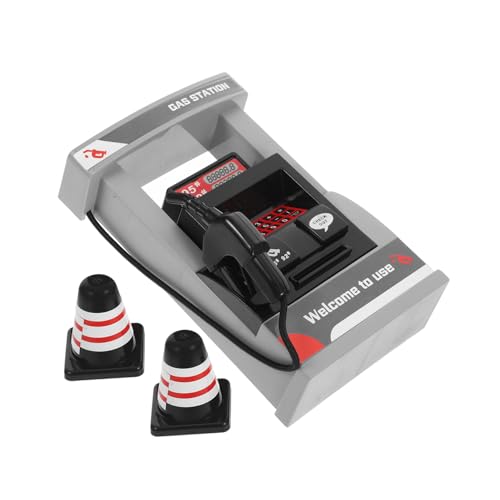 Uonlytech 1 Satz Simulations-tankstellenspielzeug Tankstellenspielzeug Für Mini-tankstellenspielzeug Tankstelle Simulationsspielzeug Tankstellenstütze Magnet von Uonlytech
