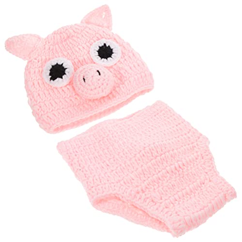 Uonlytech 1 Satz Tierischer Neugeborenen Fotografie Outfit Teiliges Kostüm mit Strickmütze Hose für Fotoshootings Geburtstagsfeiern Uonlytech 1 Satz Tierischer Neugeborenen Fotografie Outfit Teiliges Kostüm mit Strickmütze Hose für Fotoshootings Geburtstagsfeiern von Uonlytech
