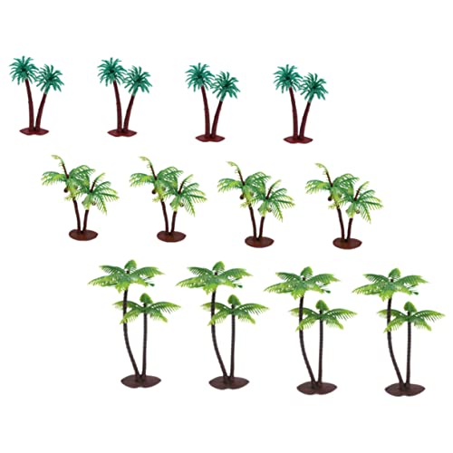 Uonlytech 12 Stück Kokosnussbaum-Modell künstliche Palmen kleine Mini-Palmen Palmenmodell Modell Simulation Kokosnussbaum Miniaturbaummodell Modellpalmen Plastik Uonlytech 12 Stück Kokosnussbaum-Modell künstliche Palmen kleine Mini-Palmen Palmenmodell Modell Simulation Kokosnussbaum Miniaturbaummodell Modellpalmen Plastik von Uonlytech