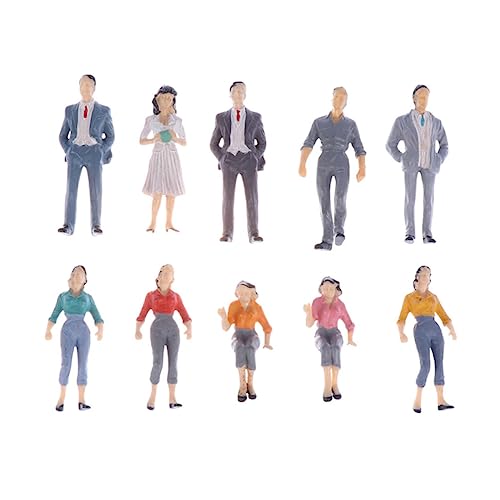Uonlytech 15Stücke Bemalte Miniaturfiguren für Modelleisenbahnanlagen Architektur und Schulprojekte Zufällige Stile und Farben für Kreative Layouts und Kleine Uonlytech 15Stücke Bemalte Miniaturfiguren für Modelleisenbahnanlagen Architektur und Schulprojekte Zufällige Stile und Farben für Kreative Layouts und Kleine von Uonlytech