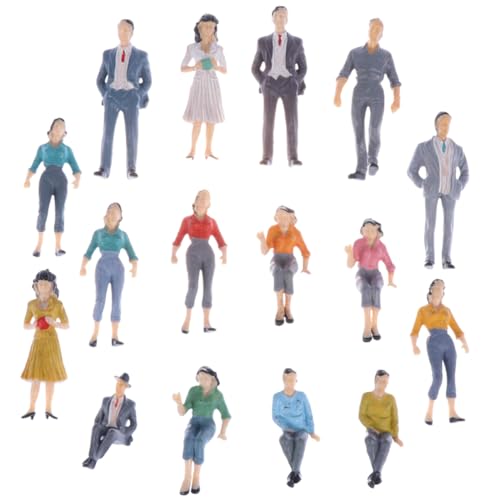 Uonlytech 16Stücke Miniatur Menschen Figuren Teilig Kreative Mikrolandschaftsgestaltung Lebhafte für Architektur und Sandtisch Zufällige Designs Detailreiche Ausführung Uonlytech 16Stücke Miniatur Menschen Figuren Teilig Kreative Mikrolandschaftsgestaltung Lebhafte für Architektur und Sandtisch Zufällige Designs Detailreiche Ausführung von Uonlytech