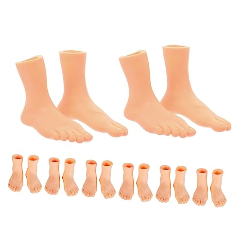 Uonlytech 16Stücke Teiliges Fingerfüße Puppen aus Hochwertigem Vinyl Realistisches Lehrmodell für Erwachsene für Pädagogische Zwecke und Kreative Spielideen für Partys von Uonlytech
