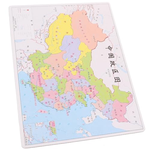 Uonlytech 1Satz China Politische Regionen Puzzle für Interaktives Lernspielzeug zur Geografie Kognitionsspielzeug Geschenkidee für China Fans Leicht und Fördert Uonlytech 1Satz China Politische Regionen Puzzle für Interaktives Lernspielzeug zur Geografie Kognitionsspielzeug Geschenkidee für China Fans Leicht und Fördert von Uonlytech