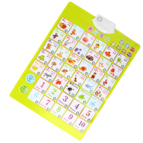 Uonlytech Sprechendes Alphabet Poster für Kinder Elektronisches Lernspielzeug Einseitig Wasserfest 26 Buchstaben mit Musik Uonlytech Sprechendes Alphabet Poster für Kinder Elektronisches Lernspielzeug Einseitig Wasserfest 26 Buchstaben mit Musik von Uonlytech