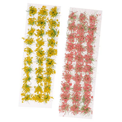 Uonlytech 2 Blätter Blumencluster Selbstklebendes Vegetationsmaterial für Sandtisch Dekoration Kirschblütenrosa Rapsblüten Uonlytech 2 Blätter Blumencluster Selbstklebendes Vegetationsmaterial für Sandtisch Dekoration Kirschblütenrosa Rapsblüten von Uonlytech