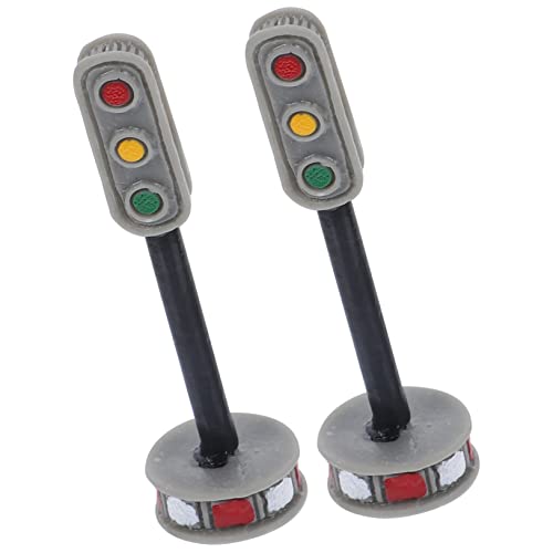 Uonlytech 2 Stück Miniatur Verkehrslampen Teiliges Modell für Puppenhäuser Leuchtende Farben Lehrreiches für Langlebigem Harz Gefertigt Sicher und Praktisch Uonlytech 2 Stück Miniatur Verkehrslampen Teiliges Modell für Puppenhäuser Leuchtende Farben Lehrreiches für Langlebigem Harz Gefertigt Sicher und Praktisch von Uonlytech