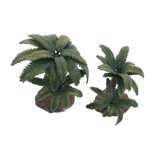 Uonlytech 2 Stück Simulation Landschaftsbaum Modellbäume Miniatur Landschaftsbäume Modell Mini Modellbäume Mini Szene Zubehör Modellbäume Miniatur Baum Modell Miniatur Bäume Baum Handwerk von Uonlytech