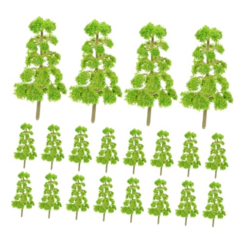 Uonlytech 20 Stück Miniaturen zum Basteln Simulation Baum Weihnachten realistisch schmücken Dioramenbedarf Diorama-Bausatz Miniaturpflanzen Modellbäume Plastik Light Green Uonlytech 20 Stück Miniaturen zum Basteln Simulation Baum Weihnachten realistisch schmücken Dioramenbedarf Diorama-Bausatz Miniaturpflanzen Modellbäume Plastik Light Green von Uonlytech