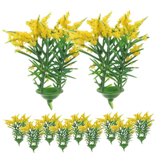 Uonlytech 20 Stück Plastikblume und Grasmodell Puppenhaus gefälscht künstliche Pflanzen Mini-Hausverzierung Blumenmodell Minature Hauszubehör Mini-Hausfiguren Mini-Miniaturmodell Uonlytech 20 Stück Plastikblume und Grasmodell Puppenhaus gefälscht künstliche Pflanzen Mini-Hausverzierung Blumenmodell Minature Hauszubehör Mini-Hausfiguren Mini-Miniaturmodell von Uonlytech