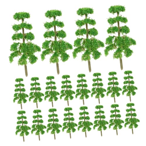 Uonlytech 20 Stück Simulierte Baumorchidee klein Mini Landschaft Modellbäume Diorama-Bausatz Baum-Kuchen-Topper Dioramenbedarf Bonsai-Baum-Fälschung Plastik Green Uonlytech 20 Stück Simulierte Baumorchidee klein Mini Landschaft Modellbäume Diorama-Bausatz Baum-Kuchen-Topper Dioramenbedarf Bonsai-Baum-Fälschung Plastik Green von Uonlytech