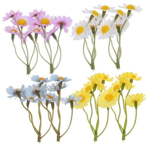 Uonlytech 20 Stück künstliches Blumengänseblümchen künstlicher Blumenstrauß künstliche Wildblumen kleine Gänseblümchen gefälschte sommerblumen künstliche Gänseblümchen Stoff Uonlytech 20 Stück künstliches Blumengänseblümchen künstlicher Blumenstrauß künstliche Wildblumen kleine Gänseblümchen gefälschte sommerblumen künstliche Gänseblümchen Stoff von Uonlytech