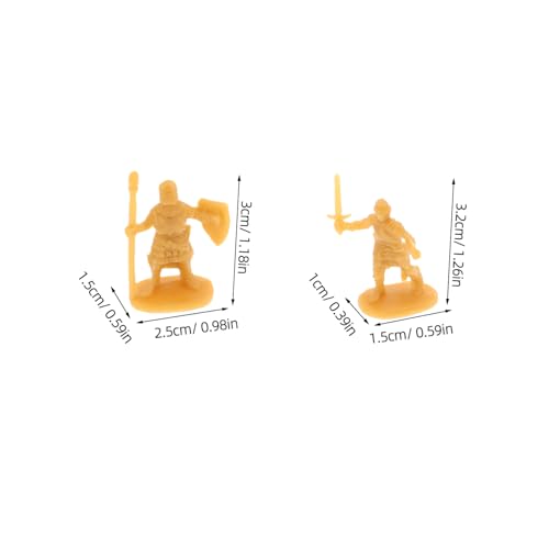 Uonlytech 200 Stück Teiliges Mittelalterliches Soldaten Figuren Langlebige Miniatur Modelle für Rollenspiel Historische Nachstellungen und Edukative Lernzwecke Vielseitig für Sammler von Uonlytech
