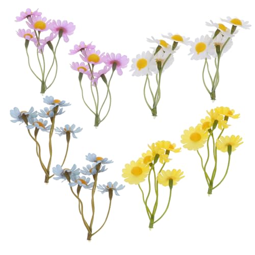 Uonlytech 20Stücke Mini Künstliche Realistische Faux Blumenstrauß Seide mit Stielen für Heimdekoration Hochzeiten und DIY Projekte Lebensechte Uonlytech 20Stücke Mini Künstliche Realistische Faux Blumenstrauß Seide mit Stielen für Heimdekoration Hochzeiten und DIY Projekte Lebensechte von Uonlytech