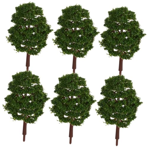 Uonlytech 20Stücke Modellbau Bäume Teilig Hohe Grüne Landschaftsbaum Dekoration für Dioramen für Architektur und Gartenprojekte von Uonlytech