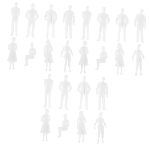 Uonlytech 25 Stück Modellpuppe Miniatur-szenenstatuen Miniaturen Mini-Menschen-Modell Dekorative Miniaturmenschen Miniaturfiguren Miniaturszenenmenschen Minifiguren-Requisiten Weiß Plastik Uonlytech 25 Stück Modellpuppe Miniatur-szenenstatuen Miniaturen Mini-Menschen-Modell Dekorative Miniaturmenschen Miniaturfiguren Miniaturszenenmenschen Minifiguren-Requisiten Weiß Plastik von Uonlytech