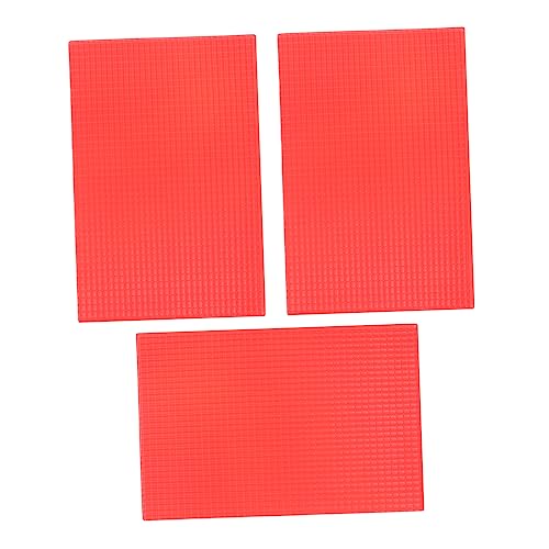 Uonlytech 3 Stück Rote PVC -Fliesen Simulation rote Fliese Mini-Fliesengebäudemodell Dachziegel Modelldekor aus roten Fliesen Plastik Uonlytech 3 Stück Rote PVC -Fliesen Simulation rote Fliese Mini-Fliesengebäudemodell Dachziegel Modelldekor aus roten Fliesen Plastik von Uonlytech