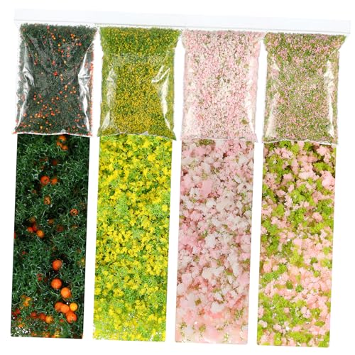 Uonlytech 4 Packs Model Laubklumpen Modellpflanzen Laub Streuung Faux Modellierung Landschaft Tufts Für Architektur Und Gelände von Uonlytech