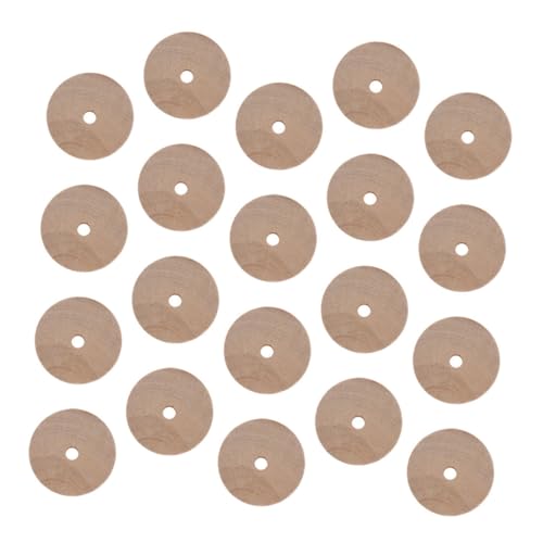 Uonlytech 40stücke Holzräder Zum Basteln Unbehandelt Für Spielzeugautos DIY-projekte Und Modellbau von Uonlytech