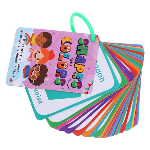 Uonlytech 49 Stück Kognitive Karten für die Früherziehung Bildungsspielzeug Lustige Formen Karten Und Kleinkind bunt blinken erste sensorisch Formen Lernkarten Papier Uonlytech 49 Stück Kognitive Karten für die Früherziehung Bildungsspielzeug Lustige Formen Karten Und Kleinkind bunt blinken erste sensorisch Formen Lernkarten Papier von Uonlytech