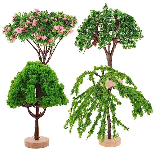 Uonlytech 4Stücke Modell Künstliche Bäume Kunststoff Für Landschafts Und Diorama Dekoration Für Sandtische Uonlytech 4Stücke Modell Künstliche Bäume Kunststoff Für Landschafts Und Diorama Dekoration Für Sandtische von Uonlytech