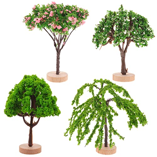 Uonlytech 4Stücke Modell Kunststoff Lebensechte Landschaftsbäume für Diorama und Miniaturgärten für Sandtisch Dekorationen und Heimwerkerprojekte Uonlytech 4Stücke Modell Kunststoff Lebensechte Landschaftsbäume für Diorama und Miniaturgärten für Sandtisch Dekorationen und Heimwerkerprojekte von Uonlytech