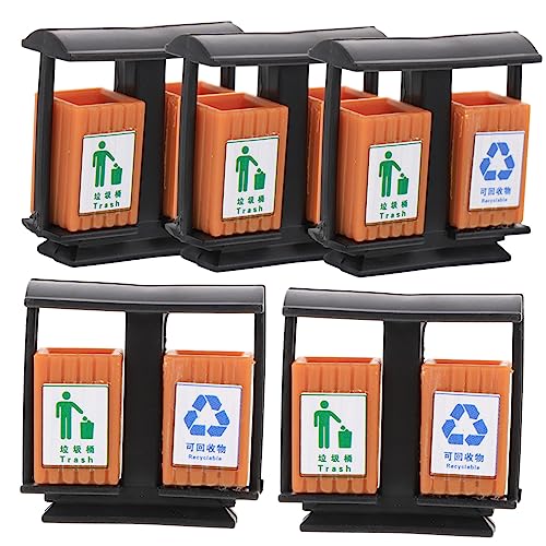 Uonlytech 5 Stück Mini Mülleimer Puppenhaus Zubehör für Miniaturlandschaften Kleiner Abfallbehälter DIY Dekoration und Miniaturszenen Uonlytech 5 Stück Mini Mülleimer Puppenhaus Zubehör für Miniaturlandschaften Kleiner Abfallbehälter DIY Dekoration und Miniaturszenen von Uonlytech