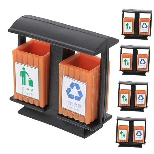 Uonlytech 5 Stück Mini Mülleimer für Puppenhaus Dekorativer Abfalleimer für Mikro Landschaft Langlebiges Material für DIY Projekte und Szenen Realistische Details und Verarbeitung Uonlytech 5 Stück Mini Mülleimer für Puppenhaus Dekorativer Abfalleimer für Mikro Landschaft Langlebiges Material für DIY Projekte und Szenen Realistische Details und Verarbeitung von Uonlytech