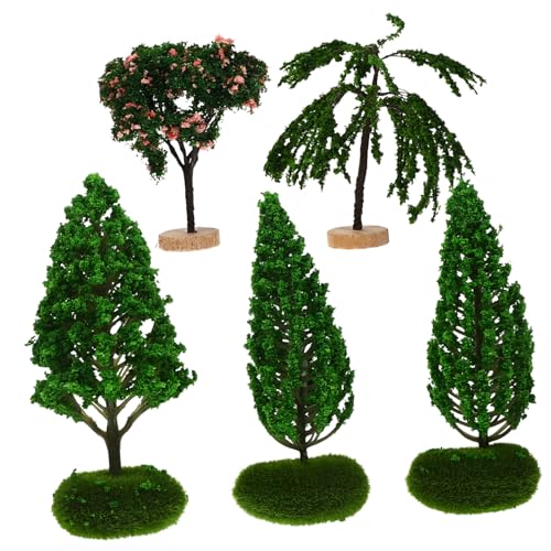 Uonlytech 5 Stück Teiliges Miniaturbaum Figurinen für Tischdeko Realistische Landschaftsbaum Statuen Langlebigem für Mini Garten Design und Szenengestaltung Uonlytech 5 Stück Teiliges Miniaturbaum Figurinen für Tischdeko Realistische Landschaftsbaum Statuen Langlebigem für Mini Garten Design und Szenengestaltung von Uonlytech