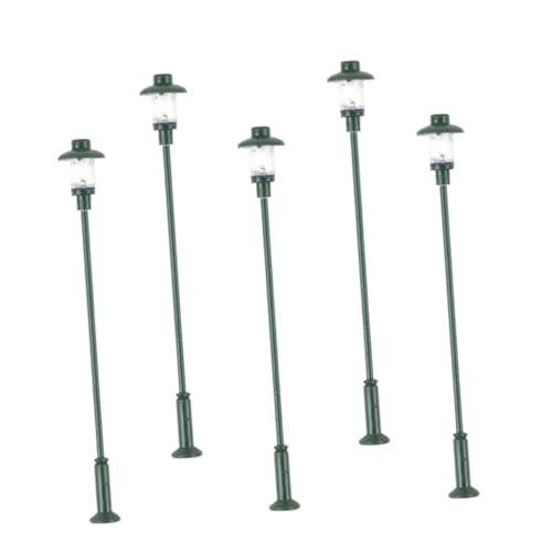 Uonlytech Miniatur Straßenlaternen Satz 5 Stücke für Garten und Puppenhaus LED Hoflampen Modell Deko und Realistisch für Miniatur Uonlytech Miniatur Straßenlaternen Satz 5 Stücke für Garten und Puppenhaus LED Hoflampen Modell Deko und Realistisch für Miniatur von Uonlytech