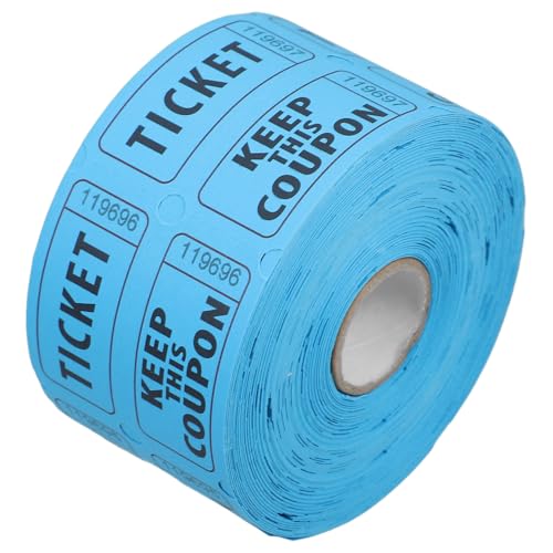 Uonlytech 500 Stück Rolle Lottoscheine Verlosen Tombola-preise Weihnachtskarten Lose Für Die Feiertags-tombola Eintrittskarten Für Veranstaltungen Sky-Blue 170g Doppeloffsetpapier Uonlytech 500 Stück Rolle Lottoscheine Verlosen Tombola-preise Weihnachtskarten Lose Für Die Feiertags-tombola Eintrittskarten Für Veranstaltungen Sky-Blue 170g Doppeloffsetpapier von Uonlytech